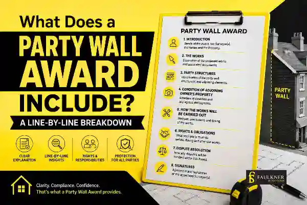 Party Wall Awards Explained Line-by-Line: What Property Owners and Neighbours Need to Know 1 What Does a Party Wall Award Include? A Line-by-Line Breakdown Bicester